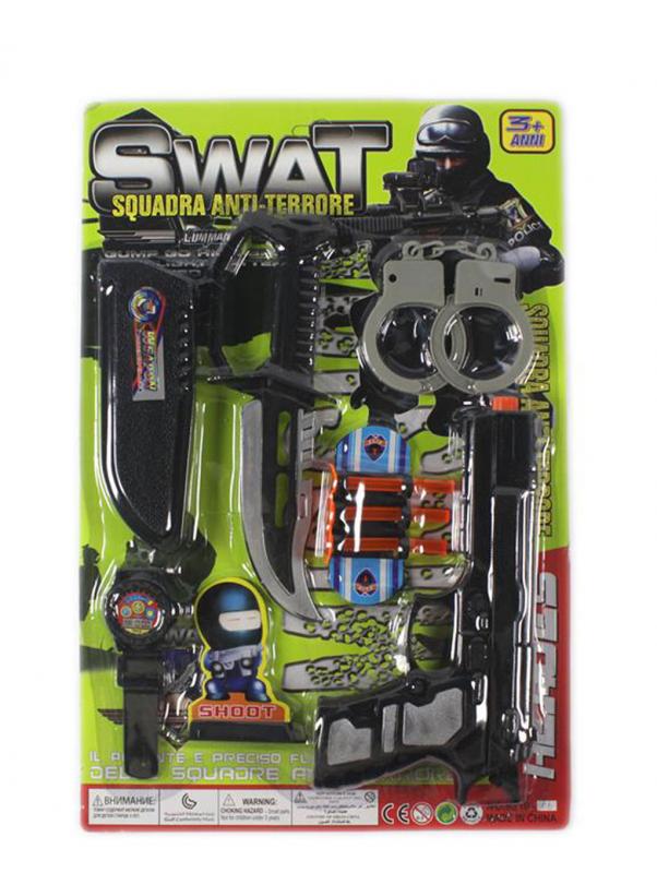 Военный набор на картоне SWAT.