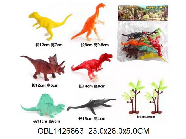 Набор динозавры 6 вид.